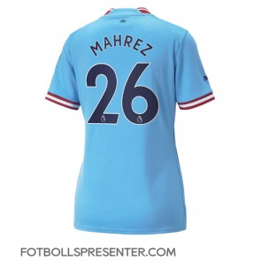 Manchester City Riyad Mahrez #26 Hemma Matchtröja Dam 2022-23 Kortärmad